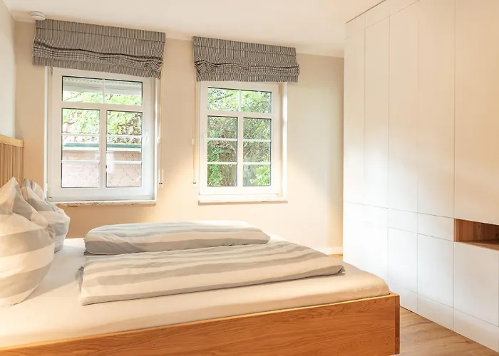 度假居 Familienhaus Am Nessmersiel 多努姆